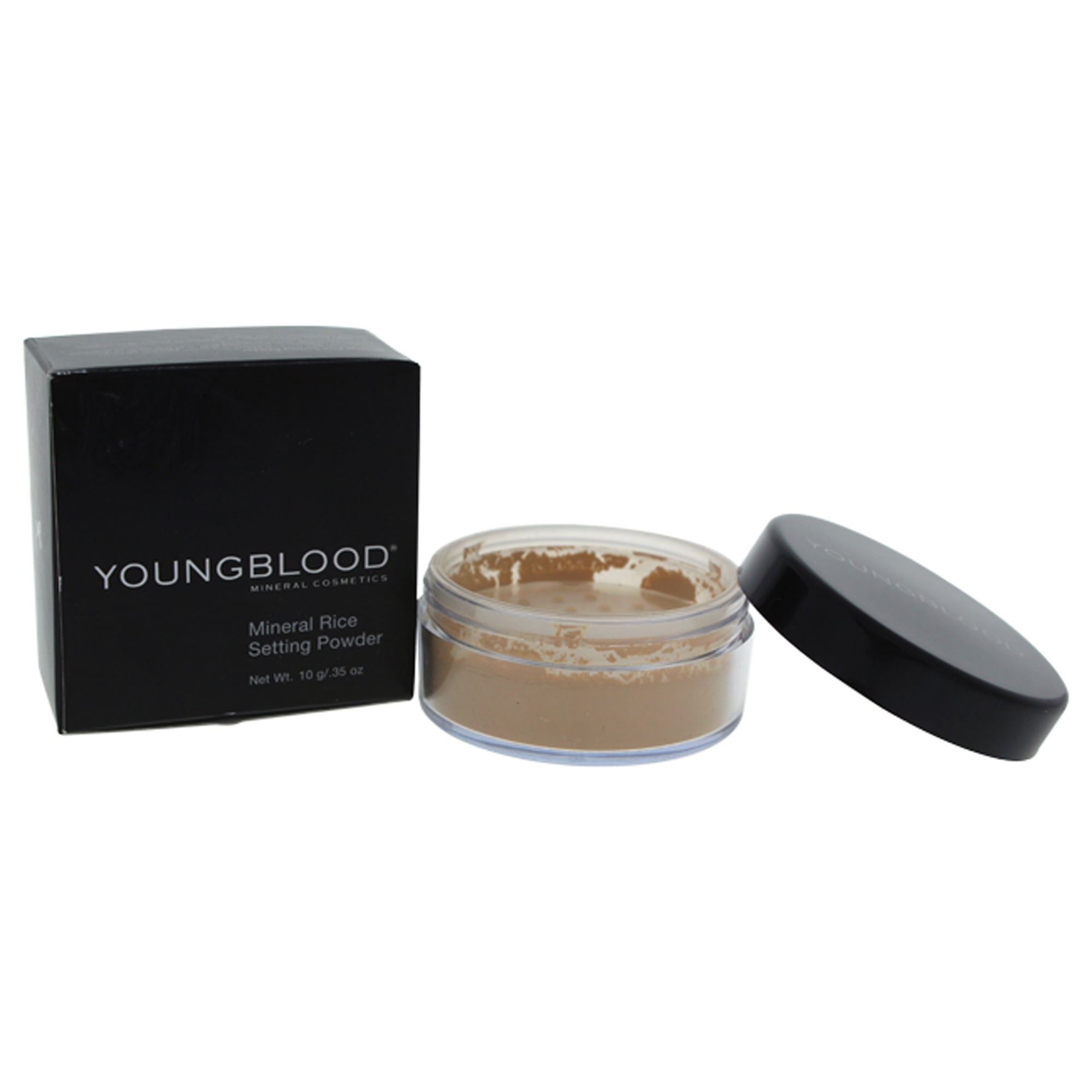 Youngblood - Polvo Fijador De Arroz Mineral - Mediano De Para Mujeres - Polvo