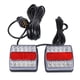 thumbnail image 2 of 12V Impermeable LED Luces De Remolque Stop / Indicador / Kit De Luz Trasera Rojo + Blanco, 2 of 5