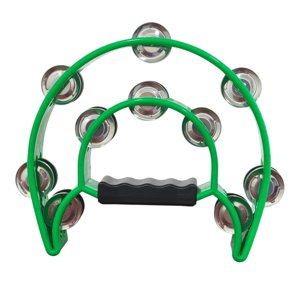 Pandero Musical Media Luna Hendrix Verde 20X20 Cm