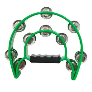 Pandero Musical Media Luna Hendrix Verde 20X20 Cm