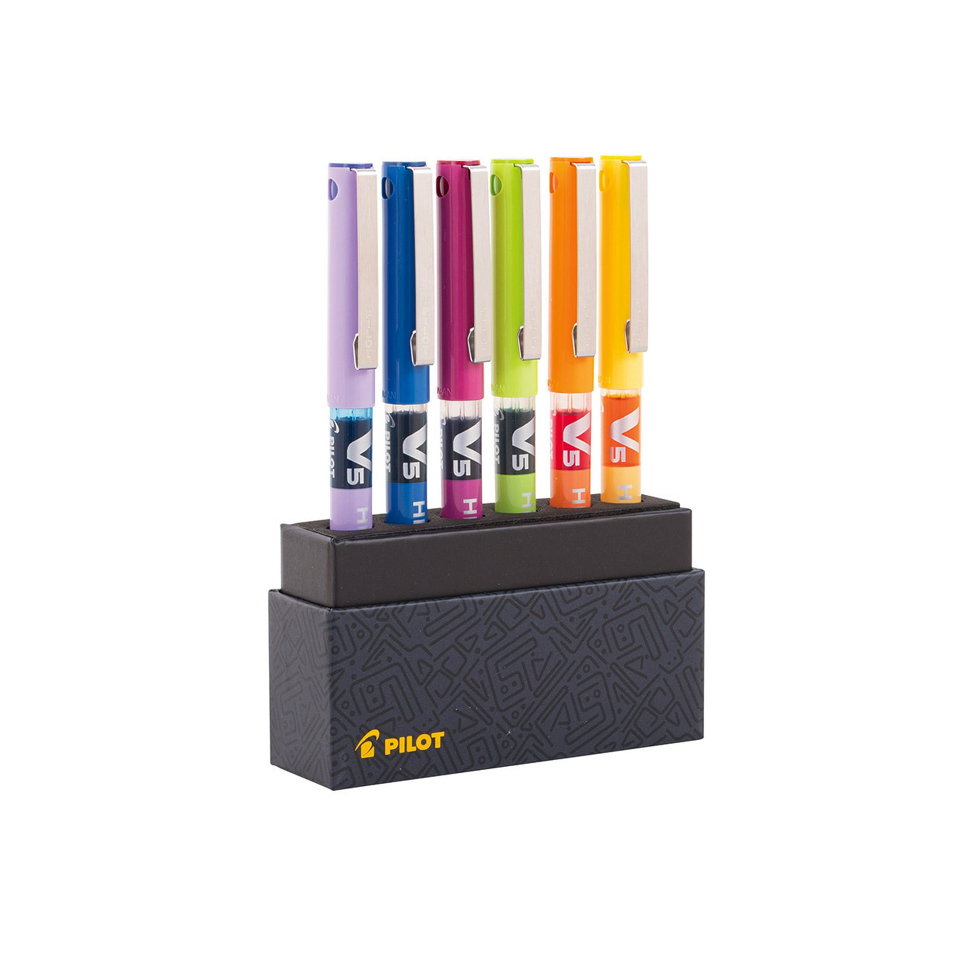 Set 6 Lápices Tinta Hi-tecpoint 0.5mm Pilot