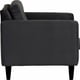 thumbnail image 5 of Sofa Retro 1 Cuerpo Felpa Gris, 5 of 6