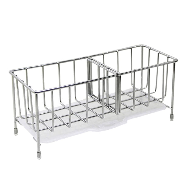 Soporte Para Esponja De Cocina De Acero Inoxidable, Jabonera, Organizador Caddy A Prueba De Herrumbre
