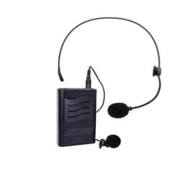 Philco - Kit De Microfono Inalambrico Vhf 2 En 1 Cintillo Y Solapa