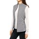 thumbnail image 2 of INSPIRE CHIC Chalecos de Abrigo para Mujer Cuello Alto Chaleco Acolchado con Cremallera Gris S, 2 of 7