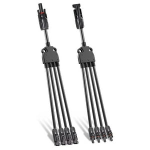 Soliot - Par Conector Mc4 4 A 1 Extension