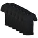 thumbnail image 1 of Camisetas de cuello en V para hombre Gildan, paquete múltiple, negras, 2XL, 6 unidades, 1 of 5