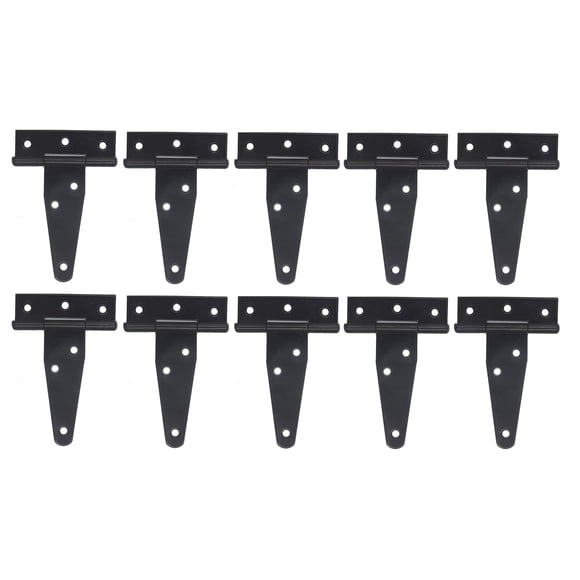 Bisagras FGen 10 piezas 9,5 x 6,2 cm galvanizadas en forma de T