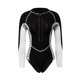 thumbnail image 4 of Traje de neopreno para mujer Traje de neopreno Frente Zip Bikini de buceo Negro XS, 4 of 7