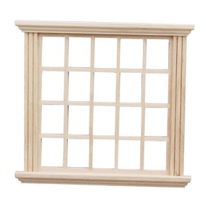 Magideal - Mini Marco De Ventana Modelo 1: 12 Escala Casa De Muñecas Marco De Ventana Muebles Juguete, Decoración De Bricolaje, Accesorio De Casa De Muñecas Para