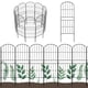 thumbnail image 1 of Cerca decorativa para jardín OUSHENG, paquete de 10, metal resistente al óxido, 1 of 6