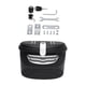 thumbnail image 1 of Canasta De Bicicleta Eléctrica Con Cerradura Con Bolso De Revestimiento Para Andar En Bicicleta Ciclismo De Bicicleta De Calle Blanca L, 1 of 5