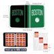 thumbnail image 3 of Álbum para Cartas de Baloncesto KivolFun Boston 900 Bolsillos Verde, 3 of 5