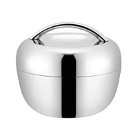 Bothyi - Caja Bento De Acero Inoxidable Contenedor De Almuerzo Aislado Para Acampar Picnics Hogar 0.8L