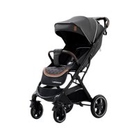 Coche De Paseo Con Cubre Pies Lubabycas Negro