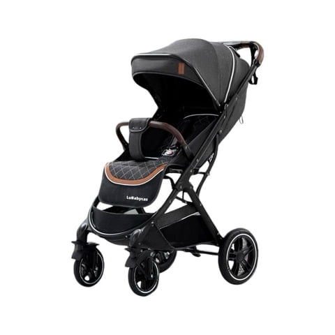 Coche De Paseo Con Cubre Pies Lubabycas Negro
