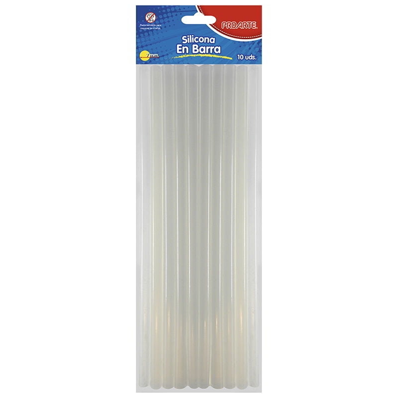 Silicona En Barra Transparente 12mm 1 Un Proarte