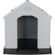 thumbnail image 4 of Casa Para Mascotas Perros Pequeña PVC 72x14x67Cm Gris, 4 of 4