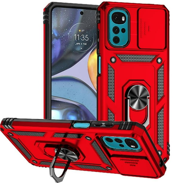 Estuche GANGXUN para Motorola Moto G Play 4G 2024, soporte giratorio 360°, estilo mecánico y magnético