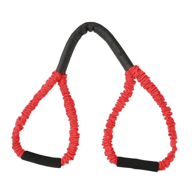 Bandas de resistencia de boxeo con asas, bandas elásticas, cuerdas para tirar, bandas de ejercicio para fútbol, baloncesto, brazos de piernas, Mma Tae , rojo 20 libras