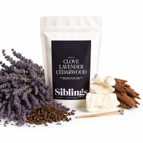 Kit de recarga para velas Siblings N.º 05 Clavo, Lavanda y Cedro
