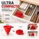 thumbnail image 5 of Embudo Plegable de Silicona para Cocina y Botellas 9x8cm Ahorro de Espacio sin Derrames, 5 of 9