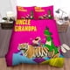 thumbnail image 1 of Uncle Grandpa Main Characters Artwork Quilt Duvet Cover Set Super 3-Piece Bedding Set, 1 of 5