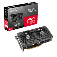 Tarjeta De Video Asus Dual Radeon Rx 7600 Evo Oc Edition, 8Gb Gddr6, 128-Bit, Pci-E 4.0
