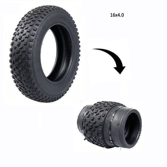Neumático Cubierta plegable 16x4.0 para bicicleta eléctrica