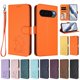 thumbnail image 3 of Funda de Gato tipo Libro para Google Pixel 9 Pro XL 5G, Naranja, 3 of 6