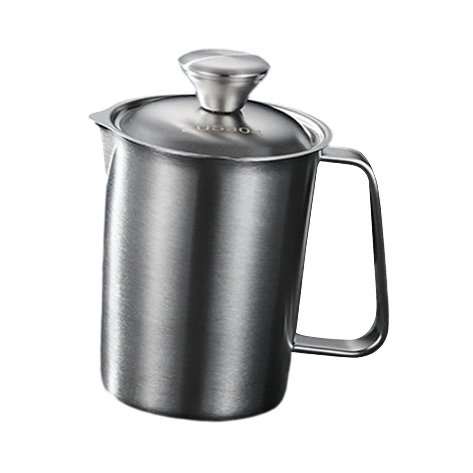 Bothyi - Jarra Medidora De Acero Inoxidable Para Espumar Leche De Café Y Leche, 500 Ml