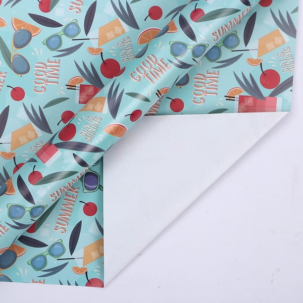 1pc, Fruit Printed Packaging Paper, Valentine's Day Gift Paper, Gift Box Packaging, Birthday Gift Copper Paper, Wrapping Paper, Tissue Paper, Flower Bouquet Supplies, Gift Wrapping Paper, Flower Wrapp
