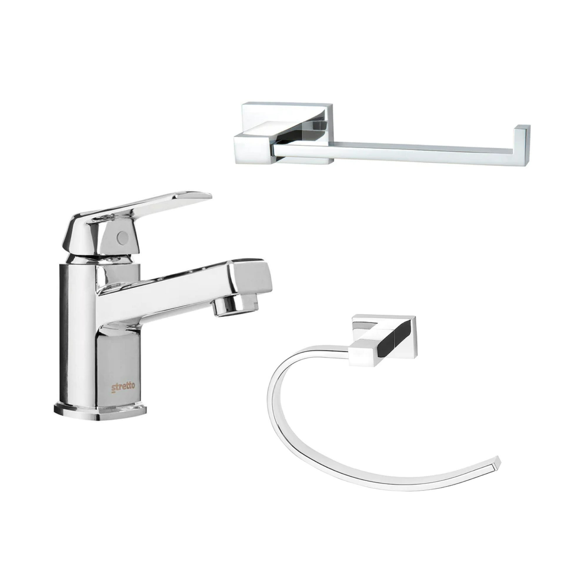Stretto - Pack Baño Valencia | Grifería + Accesorios