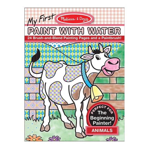 Libro para colorear Melissa y Doug Mi primera pintura con agua