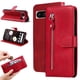 thumbnail image 4 of Funda con Cremallera para Google Pixel 7A , Carcasa Cartera de Cuero PU con Soporte y Tarjetero, 4 of 6