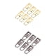 thumbnail image 1 of Paquete De 12 Etiquetas De Cremallera Desmontables Para Reparación De Lengüetas Para Bolsas De Ropa DIY Grey S Gold S, 1 of 1