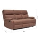 thumbnail image 3 of Berger Sofá reclinable Milan 3 cuerpos Café, 3 of 8