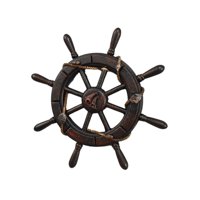 Magideal - Decoración De Pared, Timón De Barco, Colgante De Pared, Decoración De Accesorios De Fotografía , 34Cm
