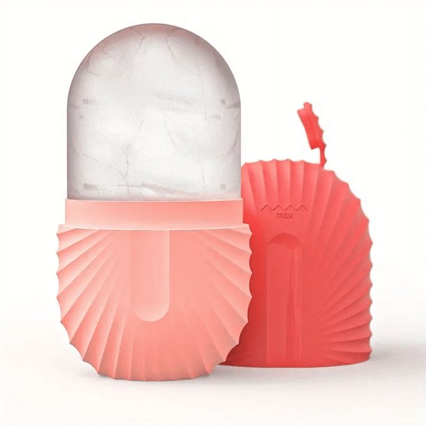 Ice Face Roller Ice Cube Beauty Massage Silicone Ice Mold For Eye Puffiness Ice Facial Roller Shrink Pores