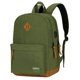 thumbnail image 1 of Mochila SUPACOOL para portátil ligera con puerto USB, color oliva/marrón, 1 of 8