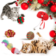 thumbnail image 3 of Juguetes navideños para gatos, calcetines navideños surtidos, paquete variado, juguete interactivo navideño para gatos de interior y gatitos., 3 of 5