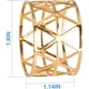 thumbnail image 2 of Anillos para Servilletas Luney Metal Dorado 12 Unidades, 2 of 3