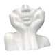 thumbnail image 3 of Escultura Resina Florero Blanco, 3 of 3