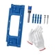 thumbnail image 1 of Plantilla Para Bisagras De Puerta, Accesorios, Herramienta Manual De Carpintero, Mortajadora Eficiente Para Bisagras De Puerta, Color Azul, 1 of 5