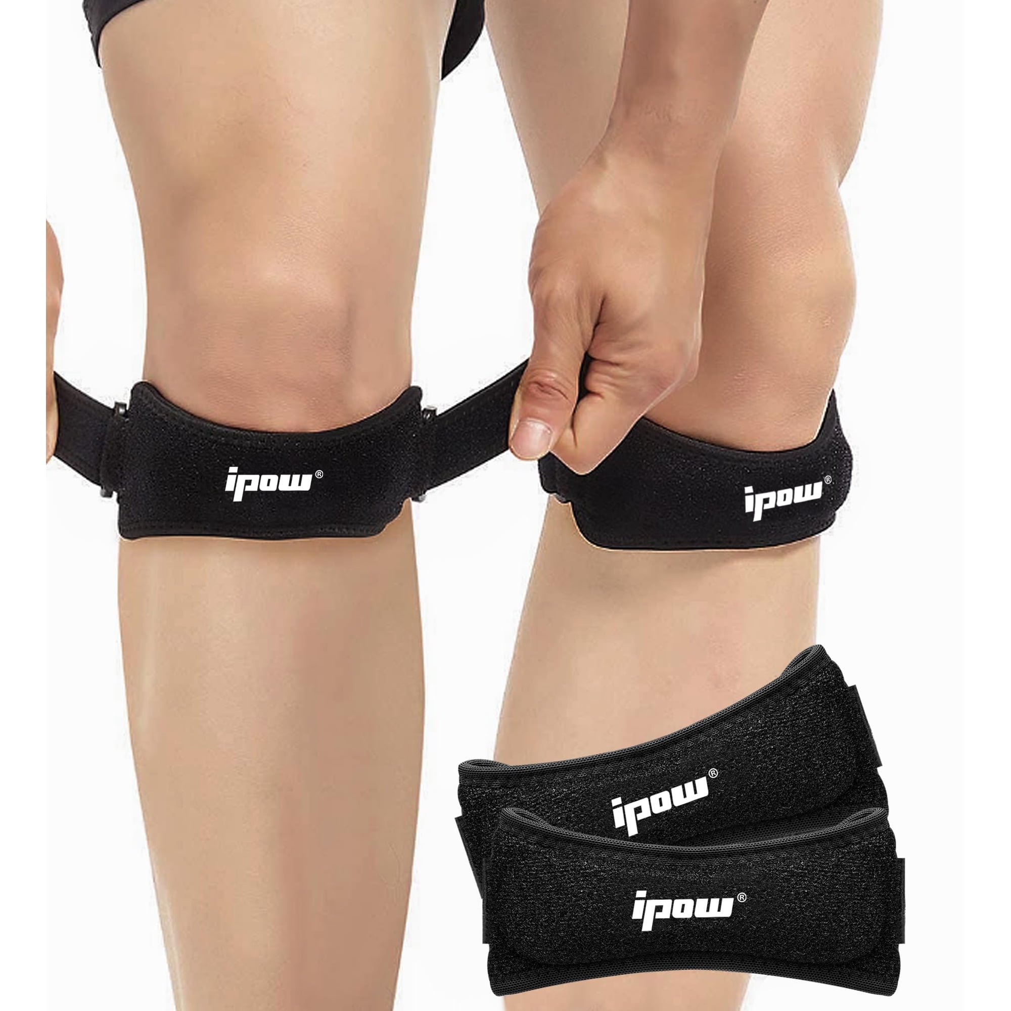 Ipow - Soporte De Rodillera Para Aliviar El Dolor De Rodilla Paquete De 2