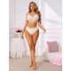 thumbnail image 2 of INSPIRE CHIC Bragas Cómodas de Cobertura Completa para Mujer de Cintura Media Suaves Blancas Medianas, 2 of 4