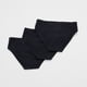 thumbnail image 2 of Slip Hombre Tripack Mix Negro/Gris Corona, 2 of 5