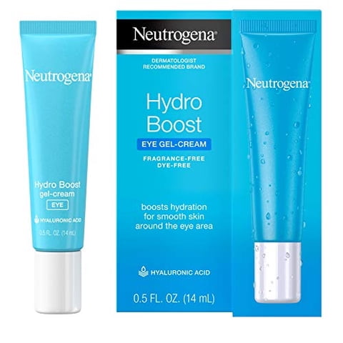 Crema Gel Hidratante De Ojos Neutrogena Hydro Boost Con Ácido Hialurónico, Recomendada Por Dermatólogos, Sin Aceites Ni Fragancia