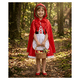 thumbnail image 1 of Traje De Caperucita Roja Con Encaje Y Capa Roja Brillante, 1 of 6
