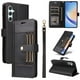 thumbnail image 1 of FOXDOCK Funda tipo Cartera para Samsung Galaxy A35 – Cubierta de Cuero PU con Múltiples Ranuras, Bolsillo para Efectivo y Correa de Muñeca, 1 of 6